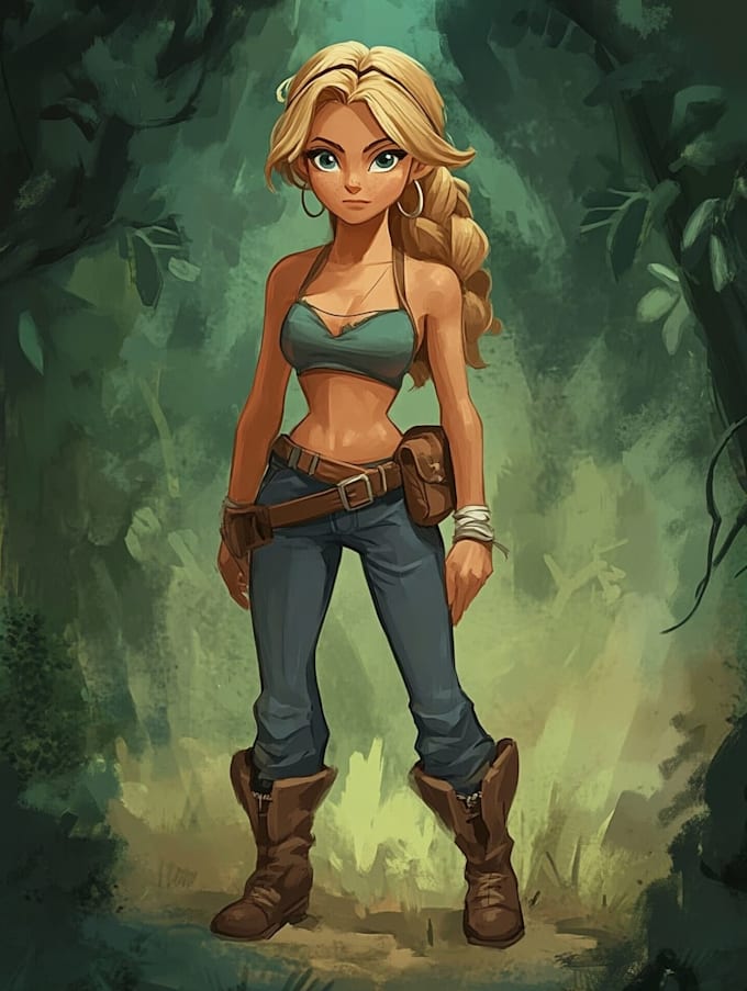 draw 2d game character