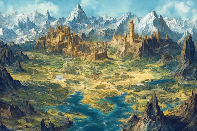 create custom fantasy maps for dnd, ttrpgs, and novels