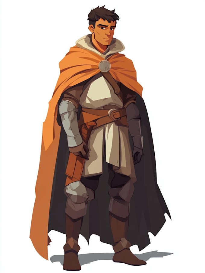 draw 2d game character or 2d game