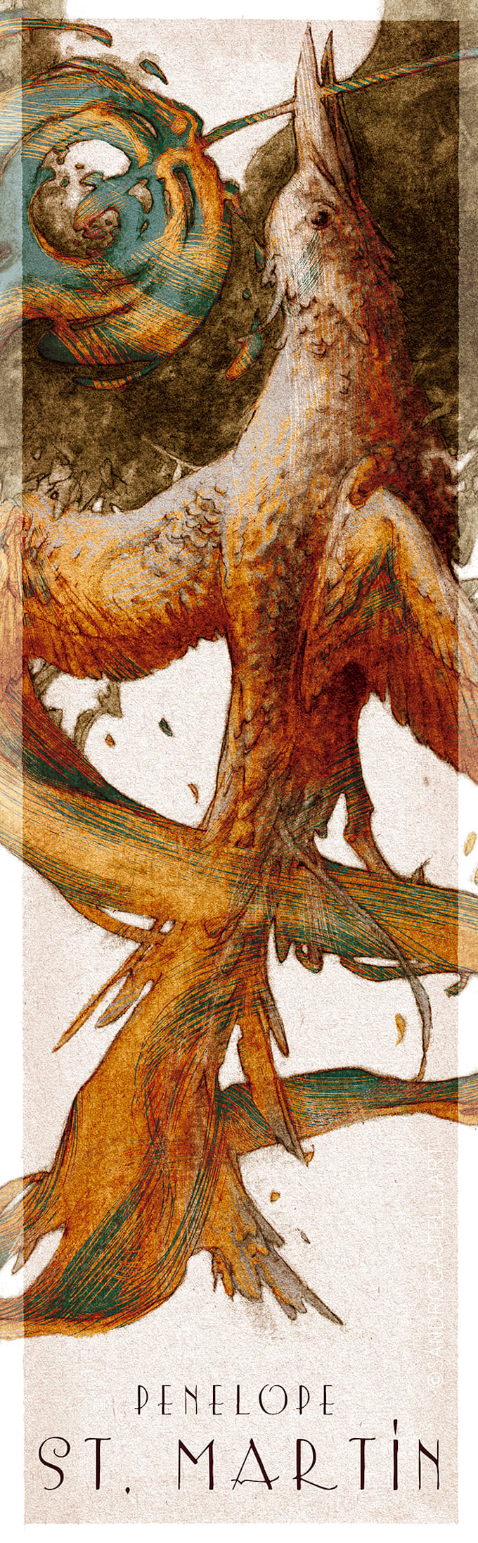 illustrate an exclusive bookmark for you