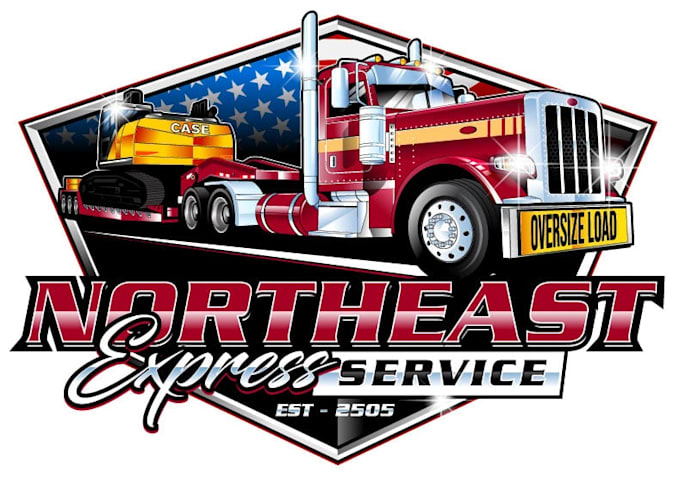 design awesome truck logo