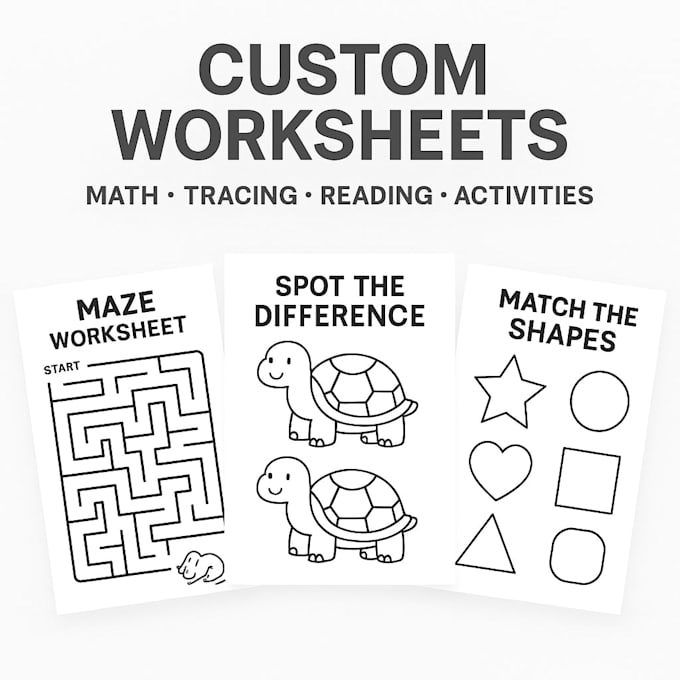create worksheets, printables, PDF editing, and fun educational activities