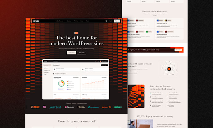 do modern figma website design, dashboard, minimalist UI UX