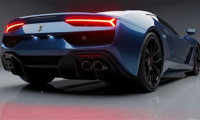 create a realistic 3d car showcase animation for your brand