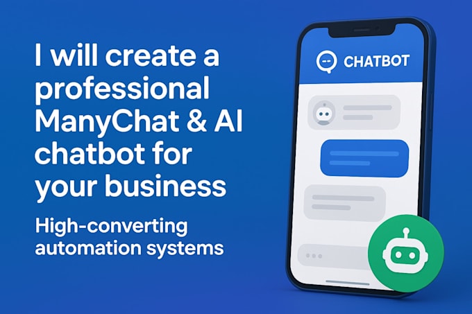 Create a professional many chat and ai chatbot for your business by ...