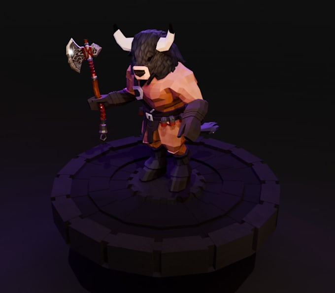 make stylized game ready 3d characters