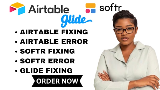 airtable error, airtable fixing, softr error, softr fixing, glide error