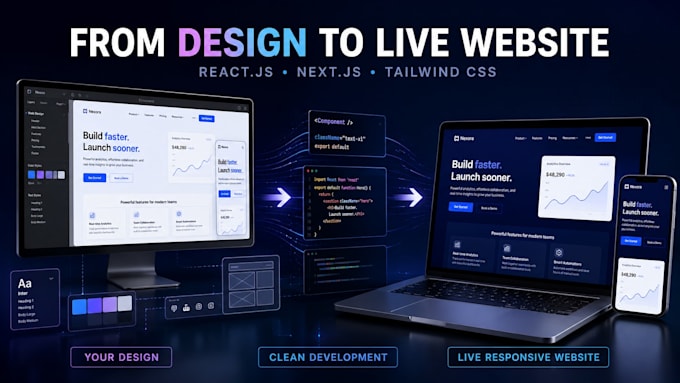 build a mordern react and next js website