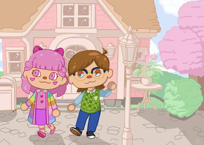 do an animal crossing portrait