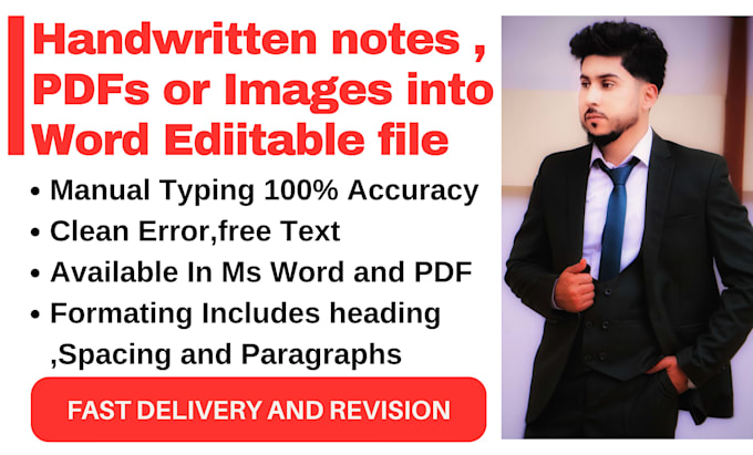 pdf and image professionally conversion to editable word