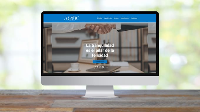 built a professional wordpress website with elementor