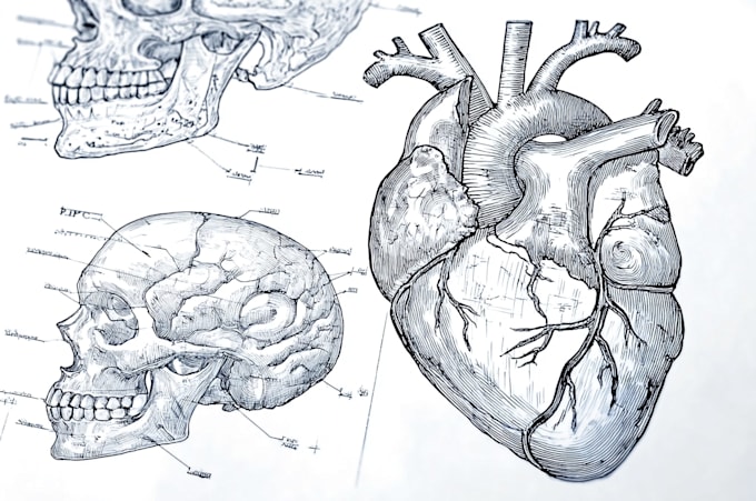 create medical illustrations, infographics, diagrams