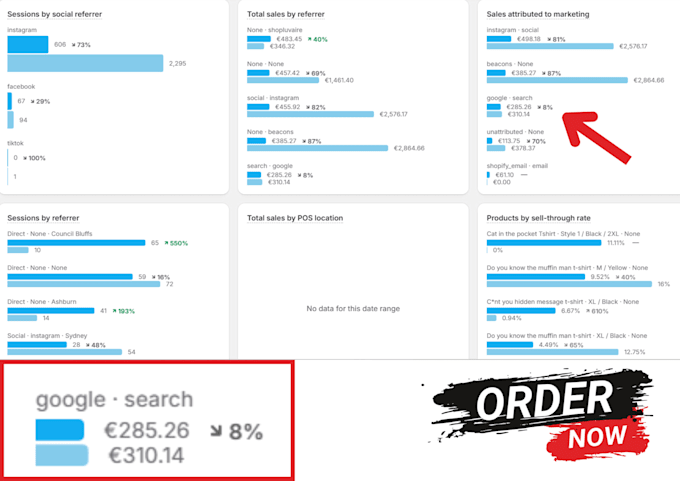 expert shopify SEO services to boost your store traffic and sales