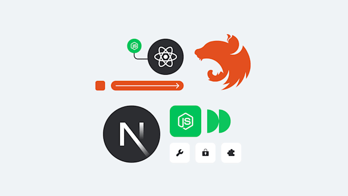 full stack development with node, nest js and react next js