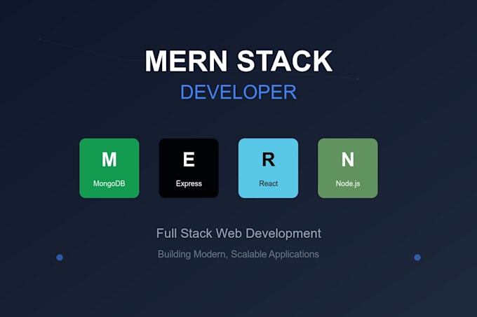 be mern stack developer full stack web developer for saas web app development