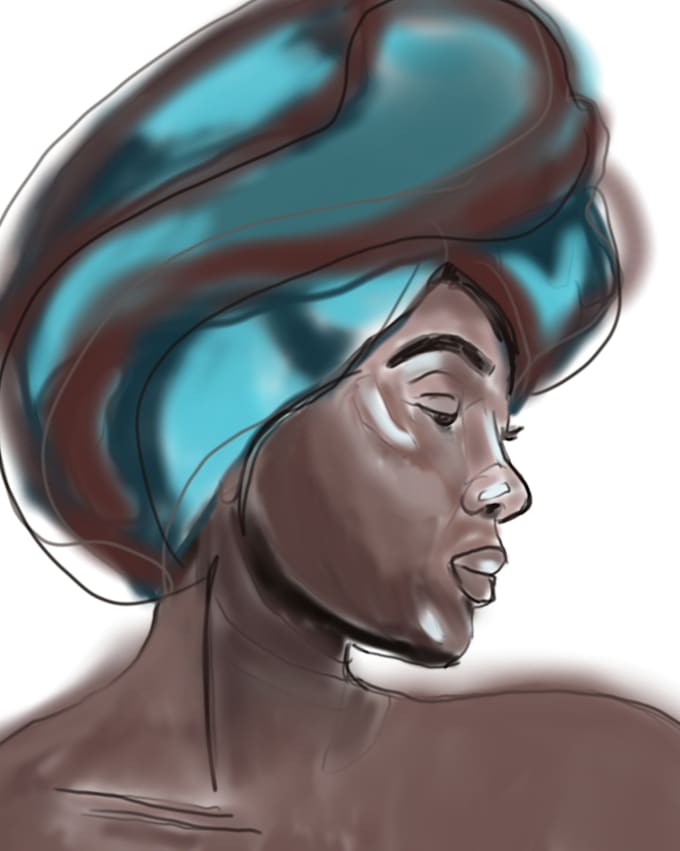 digitally paint a portrait