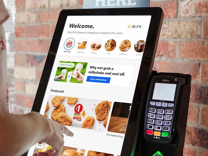 Develop self service rfid kiosk with smart self ordering kiosk software ...