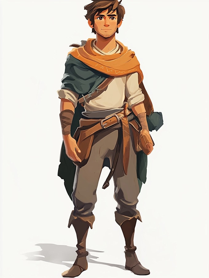 draw 2d game character or 2d game character
