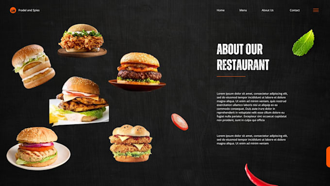 design creative awesome restaurant menu and food menu