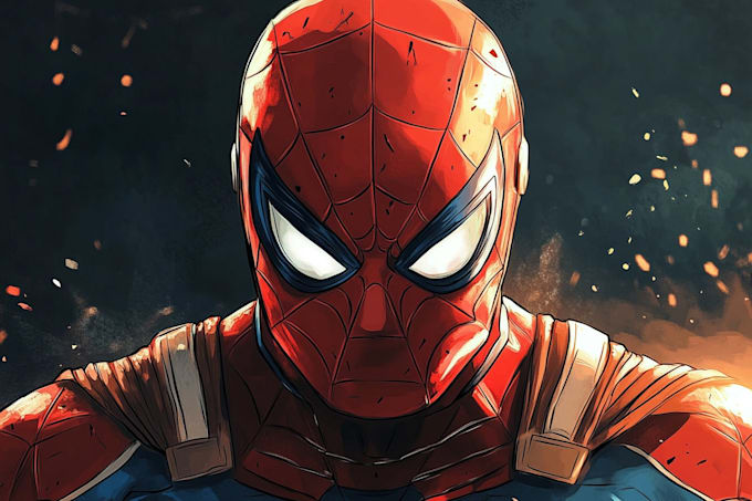 draw comic superhero pop art portrait
