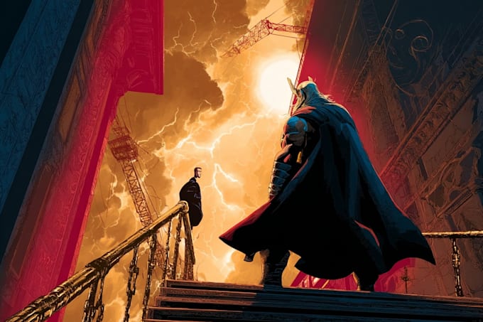 illustrate fantasy comic artworks