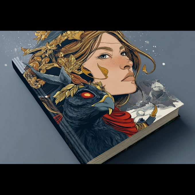 create a beautiful book cover, book design, cover design