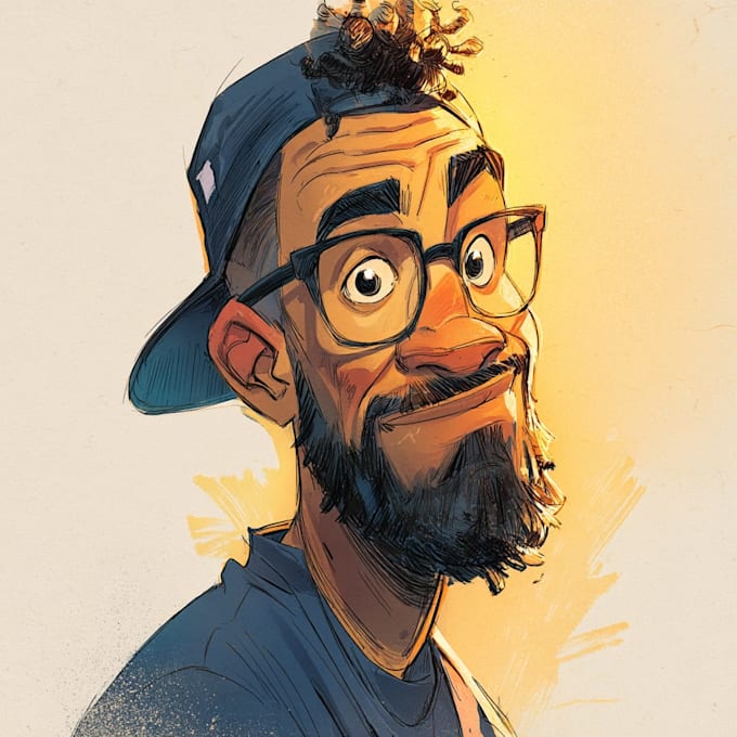 draw cute cartoon portrait