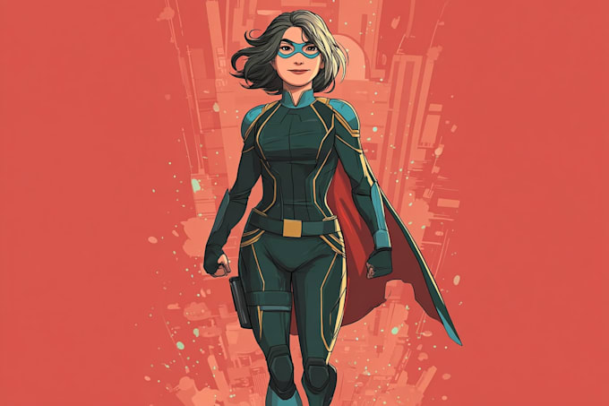 draw  comic illustration  poster comic book artist