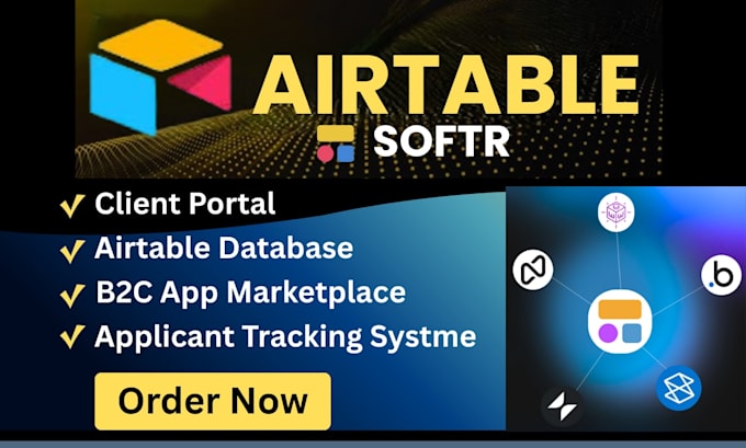 build softr and airtable webapps with airtable database