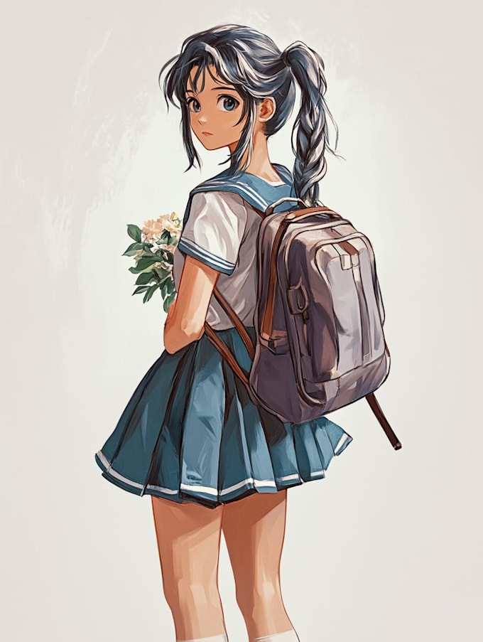 draw a anime character