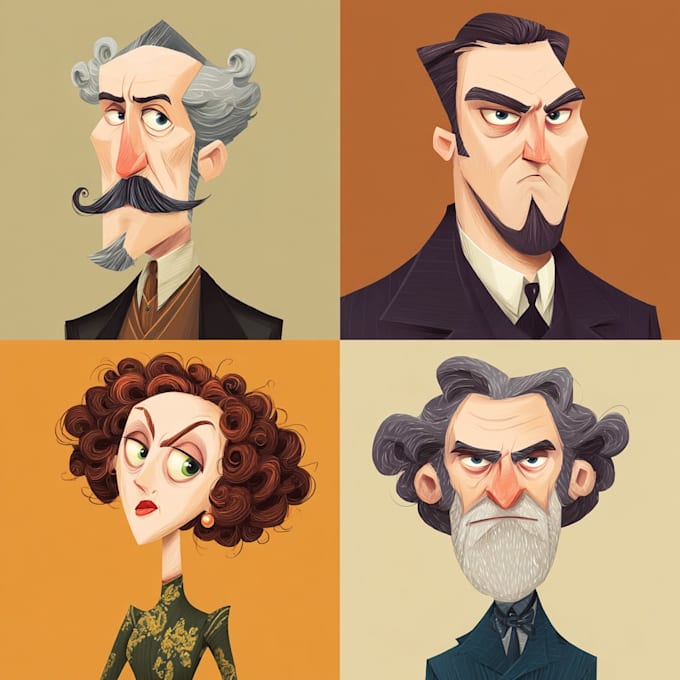 draw a vector 2d character, cartoon character