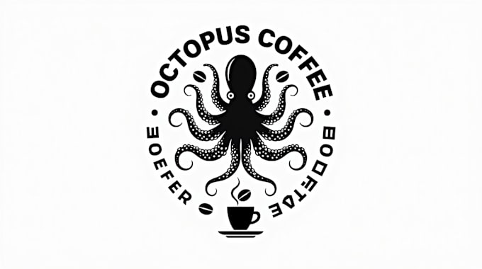 make an amazing octopus logo design