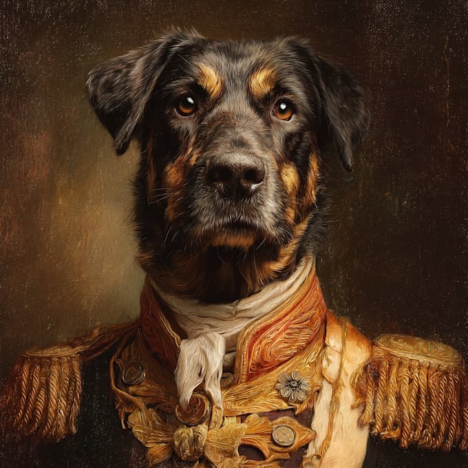 create a custom watercolor pet portrait
