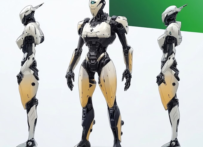 draw star wars sci fi character, alien, robot, mecha art