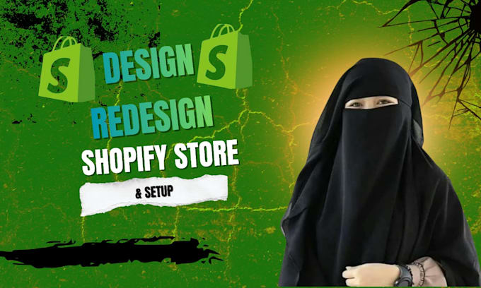 setup or design and redesign your shopify digital store
