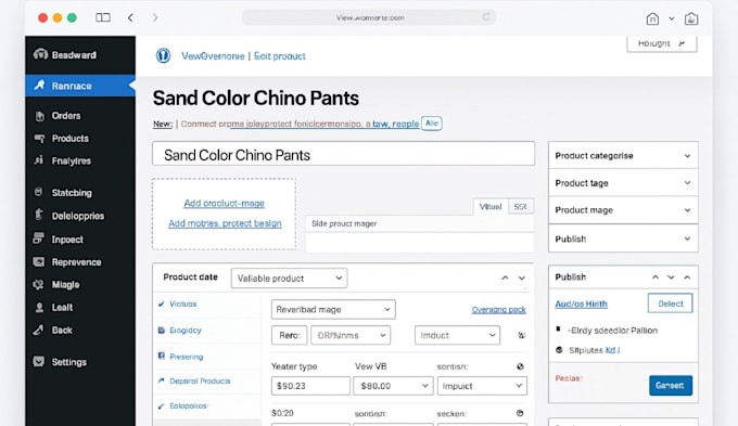 professionally upload and configure your woocommerce products