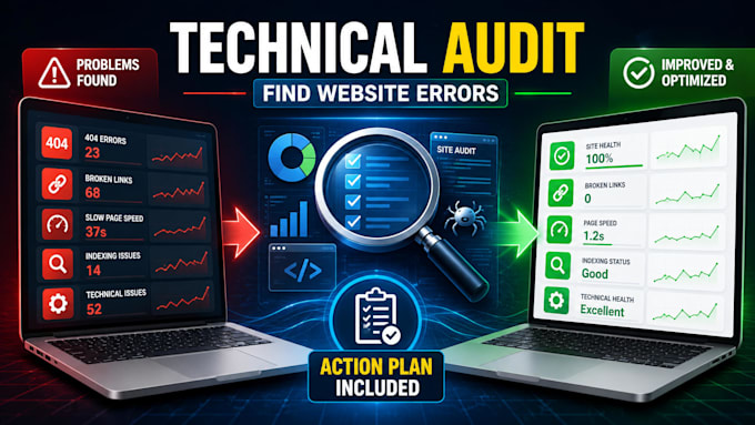 do professional website audit and SEO analysis find out errors