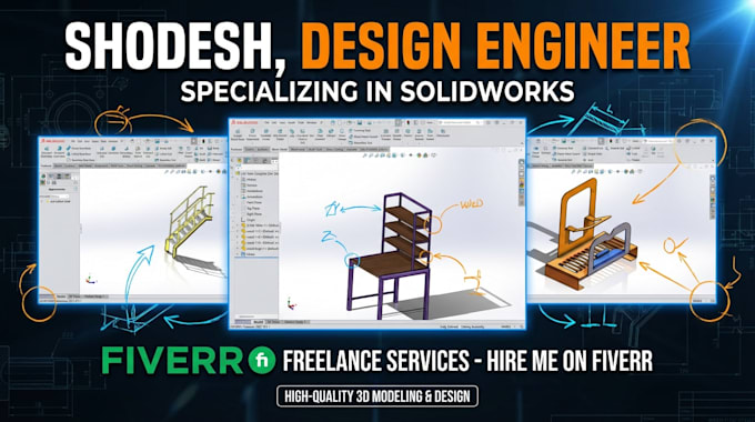 design high quality and complex mechanical designs for you