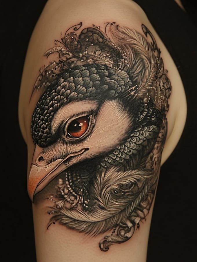 design a modern and minimalist tattoo design