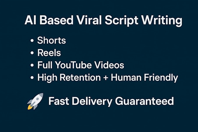 write viral ai scripts for youtube shorts, reels and tiktok