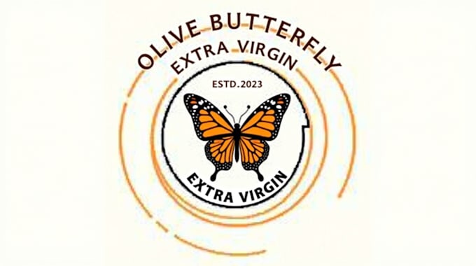 design outstanding olive butterfly logo