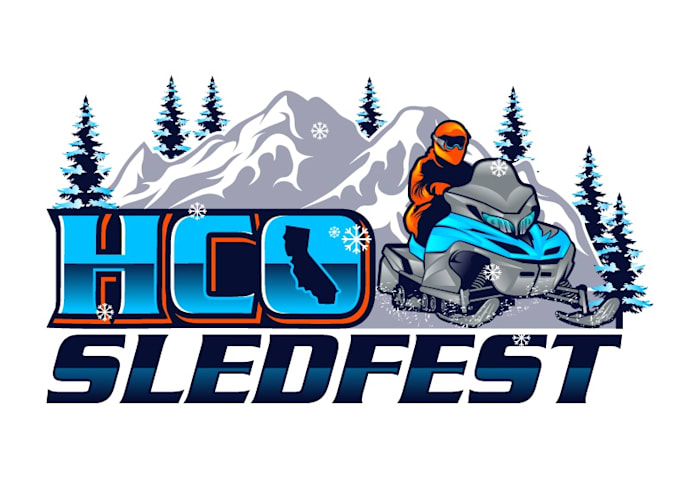 design unique snowmobile logo with free source files