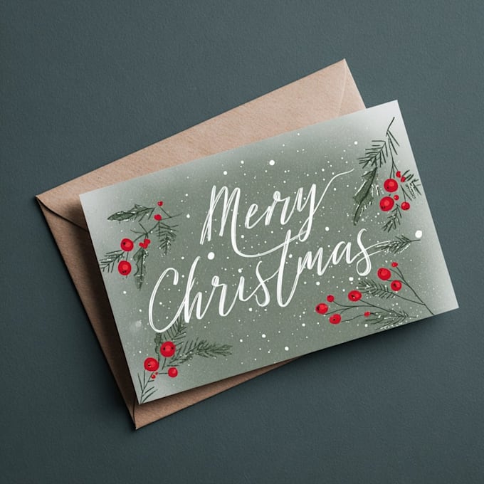 create christmas cards and illustrations
