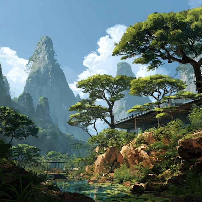 environment concept art landscape design