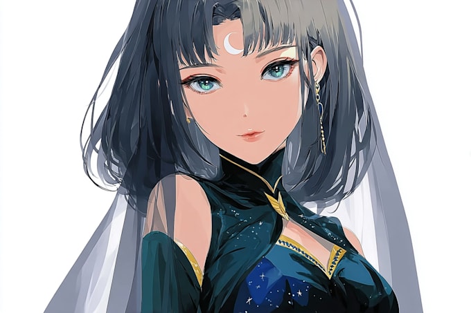 create high quality anime character art for your merch