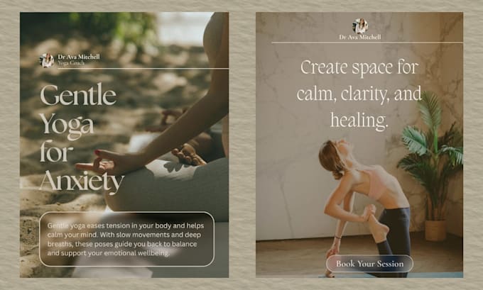 create instagram carousel and template for wellness brand and coaches