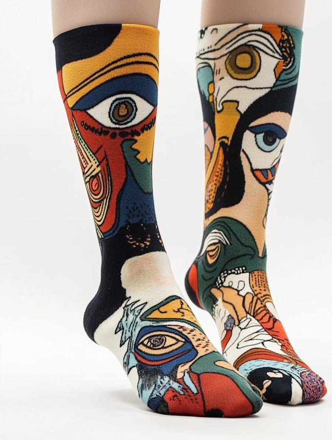 do custom socks designs with unique patterns