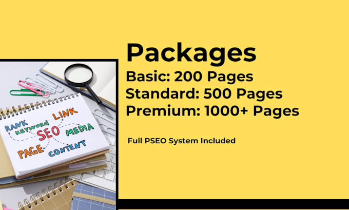 completely create the pseo pages for your website