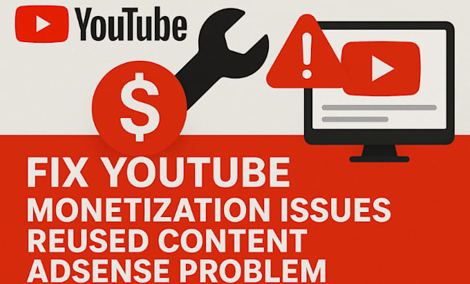 fix youtube monetization issues, adsense problem  reused content