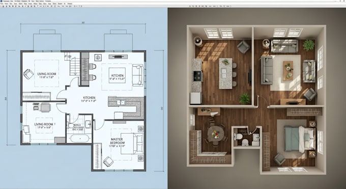 create 2d 3d floor plan in chief architect house plan architectural design